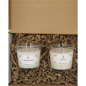 Svíčka Sójové vonné svíčky ve skle – Jahoda a Kokos