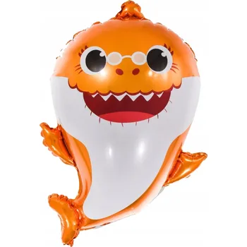 Balónek FÓLIOVÝ BALÓNEK NA NAROZENINY ŽRALOK BABY ORANŽOVÝ