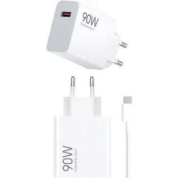 Síťová nabíječka pro Xiaomi 90W HyperCharge Combo + USB-C kabel 1 m