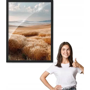 Obraz Obraz s rámem, vzor BOHO MOŘE OBILÍ černý rámeček 30x40 do kuchyně jídelny