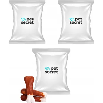 Pamlsek pro psa 2+1 Lisovaná kost bílá s králíkem 500g, psí pamlsek Pet Secret