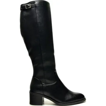 Dámské kozačky Kozačky velikost 40 VINCEZA 58589 černé dámské na podpatku