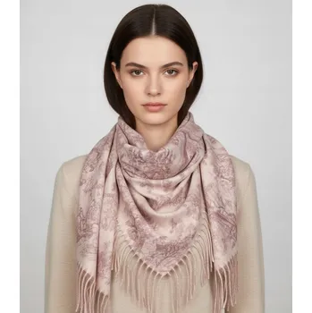 Šála Agrafka šála růžová 110 cm - dámská