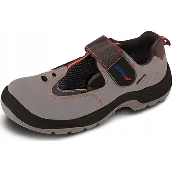 Pracovní obuv Bezpečnostní sandály D2, Nubuk Pu, Velikost: 47, Kat. S1 Src