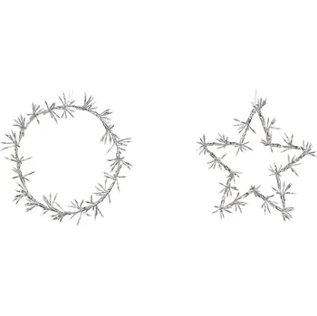 Vánoční dekorace LIVARNO home Dekorativní LED věnec / hvězda