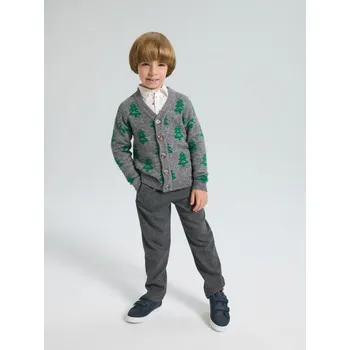 Chlapecké oblečení Sinsay - Kalhoty pull-on s příměsí viskózy - vícebarevná - 941EM-MLC - 941EM-MLC-140