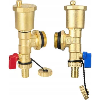 Ventil Mosazný směšovací ventil G1 DN25 pro podlahové topení, 2 ks
