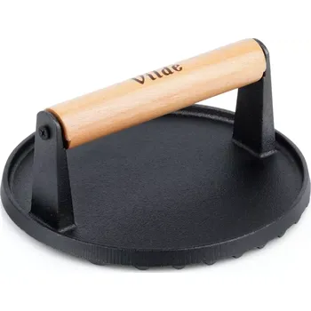 Pánev Železná lisovací pánev na smash burgery 17,5 cm Vilde