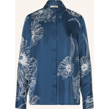 Dámská halenka Lilienfels Dámská Hedvábná Košile, tmavě modrá / bílá, 36