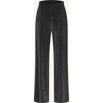 Milano Italy Dámské Kalhoty S Třpytivou Přízí, černá, 36