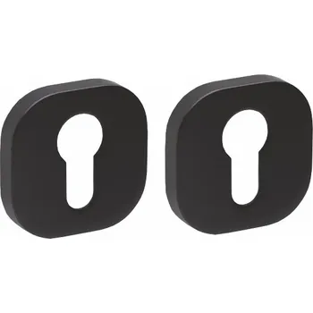 Dveřní kování Interiérová klika VDS Krátká, Štítek kulatý, Rozeta pro vložku