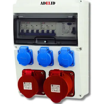 Rozvaděč Adelid Rozvaděč Adelid 400 V IP44 32 A Šedá