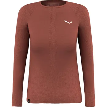 Dámské termoprádlo Salewa Zebru Medium Warm AMR Tee W etruscan red - XL