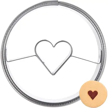 Vykrajovátko Vykrajovačka kolečko se srdcem