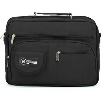 Bellugio taška na dokumenty, nylonová, bez vzoru