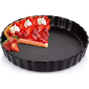 Forma na pečení Keramická forma na tart 24,5 cm černá