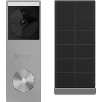 IP kamera Videozvonek se solárním panelem EZVIZ HP3 Pro 2K akumulátor, 32 GB paměť