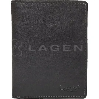 Peněženka Peněženka Lagen , přírodní kůže, černá - muž