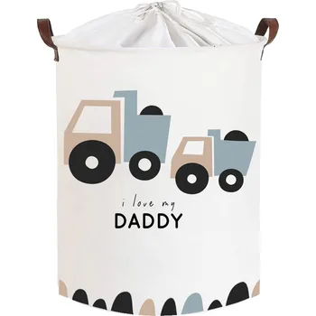 úložný prostor na hračky UZAVÍRATELNÝ KOŠ NA HRAČKY, ORGANIZÉR - MOTIV AUTA, PREMIUM XL, 43 l