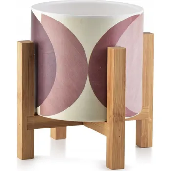 Květináč Květináč keramika vícebarevný Mondex 16,2 cm x 16,2 x 11,7 cm