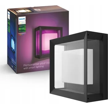 Venkovní osvětlení Venkovní nástěnné svítidlo Philips černé s integrovaným LED zdrojem 15 W