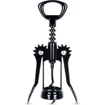 Otvírák Kovový černý křídlový vývrtka 16 cm