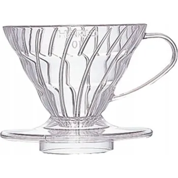 Kávovar Dripper Plastový zavařovač na kávu Filtr Trychtýř Drip Hario V60-01 clear