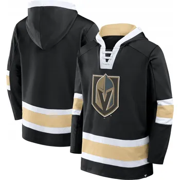 Pánská mikina Pánská mikina Vegas Golden Knights NHL Mens Laced Hockey Hoodie Velikost: L