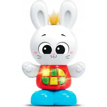 Hračka pro nejmenší DUMEL SKÁKACÍ HRAČKA KRÁLÍČEK SE ZVUKY, MELODIEMI A PÍSNIČKOU 24M+