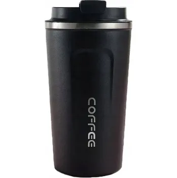 Termohrnek Techsuit (THM2) – nerezová ocel, 380 ml – černý