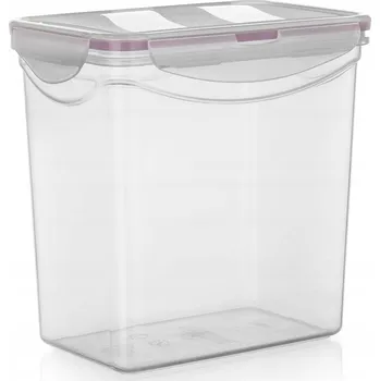 Dóza na potraviny Hermetická dóza LARA 3l obdélníková - plastová, vzduchotěsná úložná nádoba