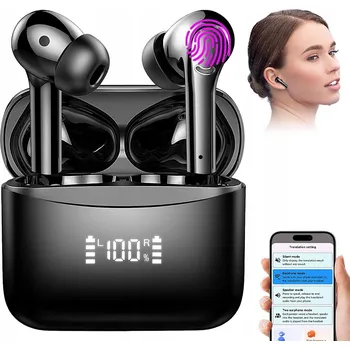 Sluchátka ELEKTRONICKÝ TLUMOČNÍK / PŘEKLADAČ 143 JAZYKŮ BLUETOOTH