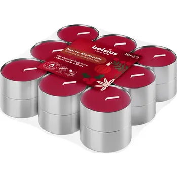 Svíčka Bolsius Čajové 18ks Merry Moments vonné svíčky