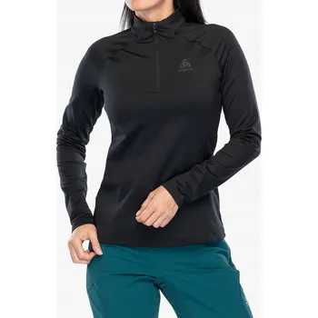 Dámská mikina Dámská technická Mikina ODLO Essential Light Mid Layer s 1/2 zipem, černá, velikost L