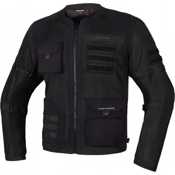 Moto bunda REBELHORN PÁNSKÁ TEXTILNÍ MOTOCYKLOVÁ BUNDA BRUTALE BLACK L
