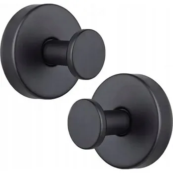 Věšák DRŽÁK/VĚŠÁK na ručníky na zeď se SUPER silnou přísavkou, 2 ks – na SKLO a obklady