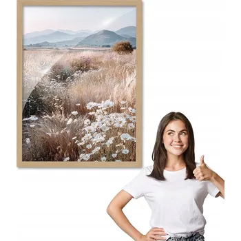 Obraz Obraz s rámem, vzor JARNÍ HORSKÉ ÚDOLÍ, dřevěný rámeček 30x40, do obýváku