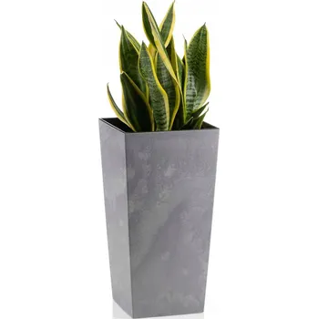 Květináč Šedý plast Květináč HowHomely 25 cm x 25 x 46,5 cm