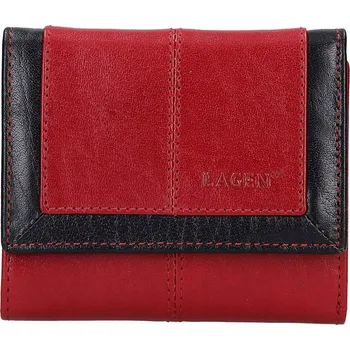 Peněženka Lagen dámská peněženka z pravé kůže červená