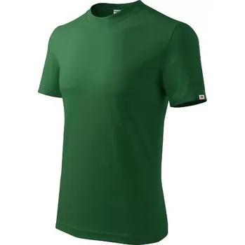 Base tričko unisex lahvově zelená 06 (brand label) 5XL