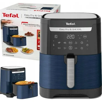 fritéza Tefal EY801410 Easy Fry & Grill XXL fritéza horkovzdušná fritéza bez tuku Černá