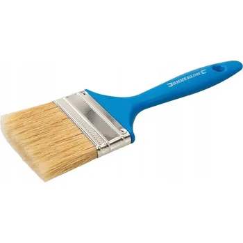 Malířský štětec Plochý štětec rovný Silverline 7,5 cm