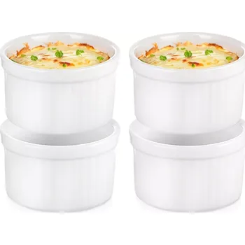 Porcelánové mističky na pochutiny 6 cm, 40 ml, sada 4 ks
