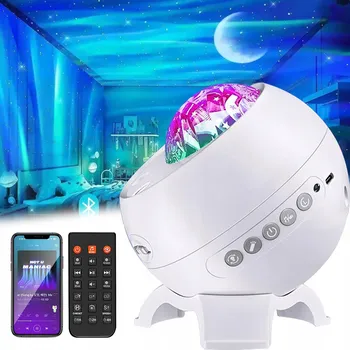 Dětské svítidlo LED hvězdný Projektor noční oblohy Noční Lampa pro děti 360° 15 barev