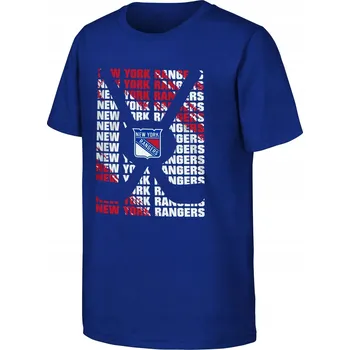 Chlapecké tričko Dětské tričko New York Rangers NHL Box Ss Ctn Tee Velikost: Dětské M (10 -