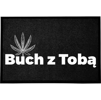 VSTUPNÍ ROHOŽKA S POTISKEM 40X60 ČERNÁ PROTISKLUZOVÁ ZÁBAVNÁ