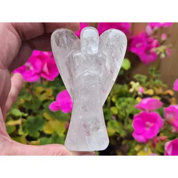 Přírodní kámen Křišťál anděl z LÁSKY 127g Brazílie