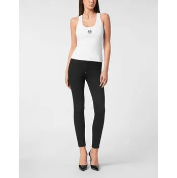 PHILIPP PLEIN Tank top 26529 Bílá Skin Tight Fit L