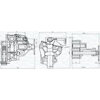 Olejové čerpadlo Olejové čerpadlo MAGNETI MARELLI 351516000107