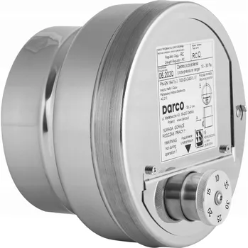 Regulátor tahu komína RCO 150/160 Darco s redukcí Kulatý Regulátor tahu komína